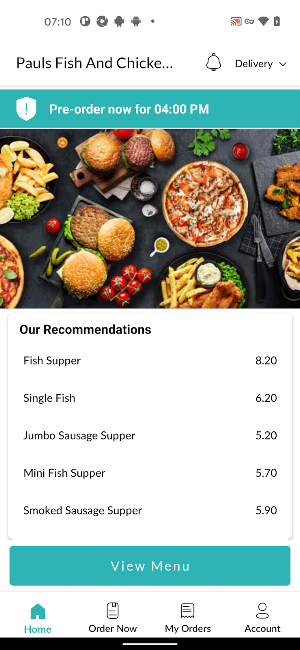 Pauls Fish And Chicken Bar Screenshot 1