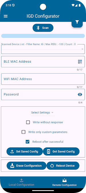 IGD Configurator Screenshot 1