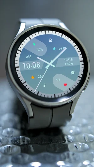 ZKin Watch Transparent blue Screenshot 2