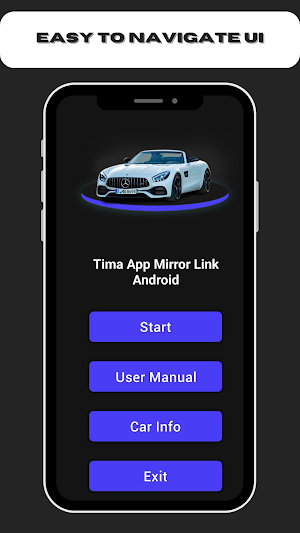 Tima App MirrorLink Android Screenshot 2