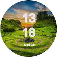 Harmonizing Circle Watch Face