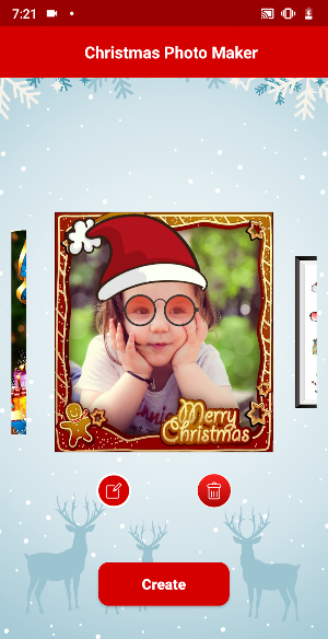 Christmas Photo Maker Screenshot 1