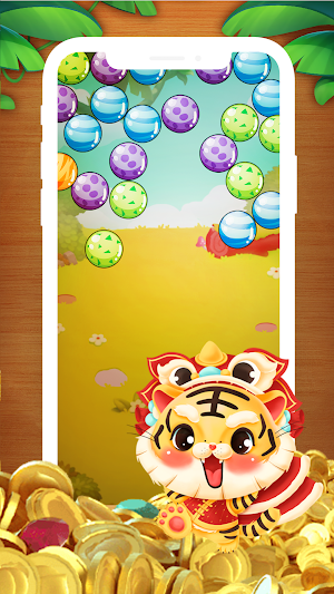 Tigre de moeda de ouro bolha Screenshot 2