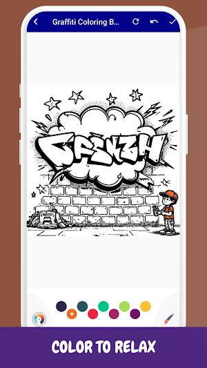 Street Art Graffiti Coloring Screenshot 1