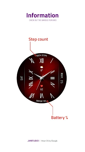 JW177 jwstudio watchface Screenshot 1