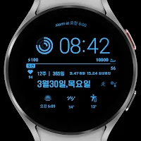 MIMIX 한글 일루미네이트 A12 워치페이스