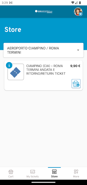 Rome Airport Bus Screenshot 2