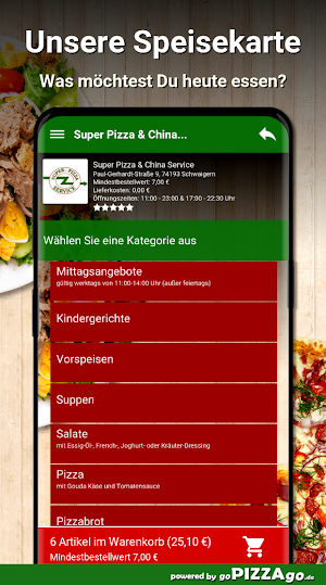Super Pizza & China Service Sc Screenshot 3