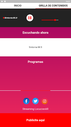 Sintonía 88.9 Screenshot 2