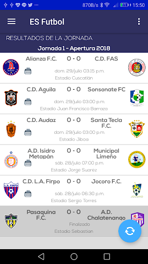 El Salvador Fútbol Screenshot 0