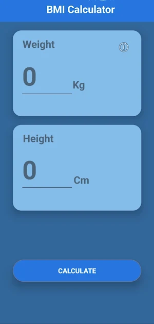 BMI - Calculator Screenshot 1
