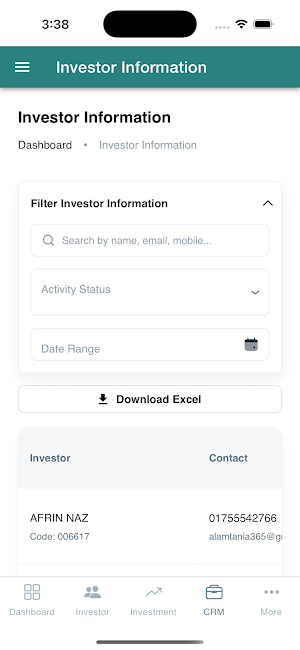 SAML RM Portal Screenshot 1