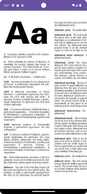 Medical Dictionary by Webster Screenshot 1