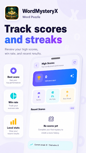 WordMysteryX: Word Puzzle Screenshot 0