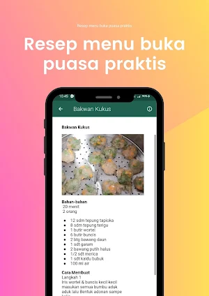 Resep menu buka puasa praktis Screenshot 2