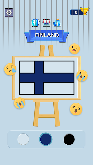 Draw The Flag: Geo Coloring Screenshot 1