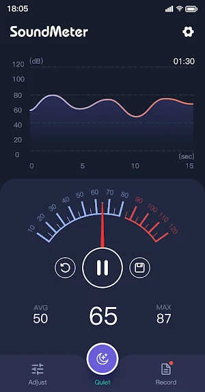 Sound Meter - Decibel Level Screenshot 1