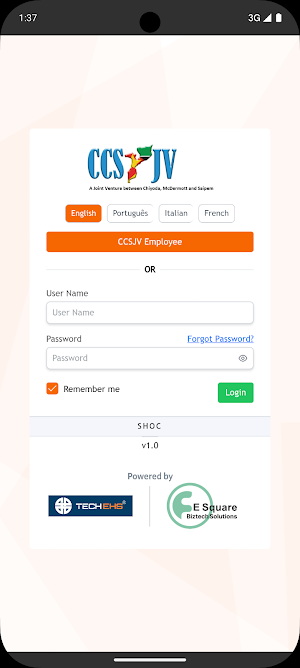 CCSJV SHOC Screenshot 0