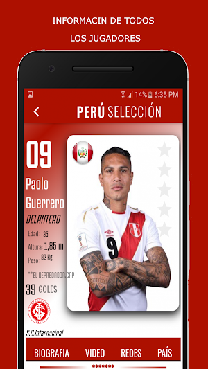Perú Selección Screenshot 2