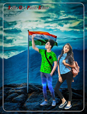 Selfie Girls Photo Editor Screenshot 1