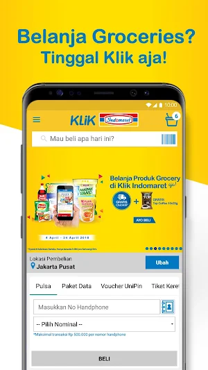 Klikindomaret - belanja online Screenshot 0