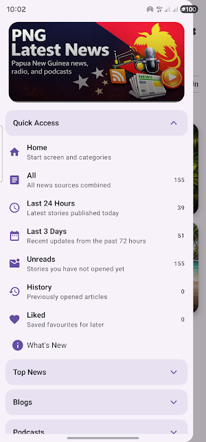 PNG Latest News Screenshot 0