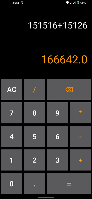 My Calculator Screenshot 2