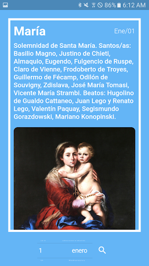 Nombres según el Santoral Screenshot 1