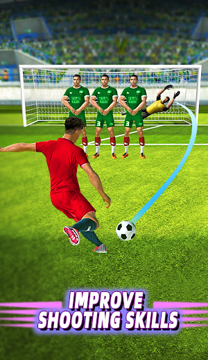 Penalty shootout:Football game Screenshot 2