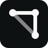 1Line & dots. Puzzle game.