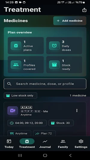 LifeDose: Medicine Reminder Screenshot 1