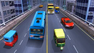 Modern Tuk Tuk Auto Rickshaw: Free Driving Games Screenshot 2