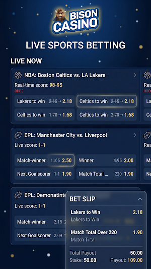 bison casino Screenshot 1