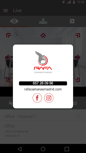 Rafa Cámaras EasyView Screenshot 0