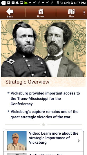 Vicksburg Battle App Screenshot 1