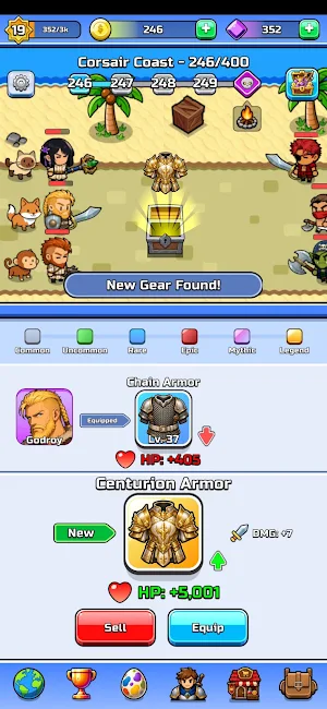 Loot Guild: Idle RPG Screenshot 1