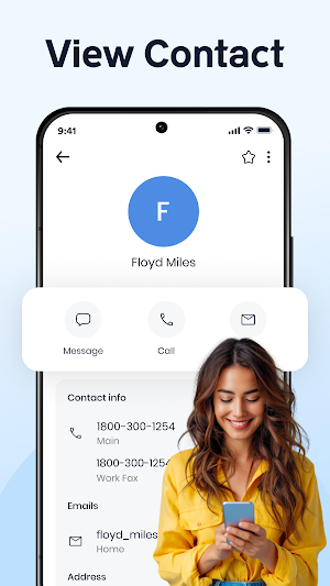 Contacts- Phone Dialer & Home Screenshot 2