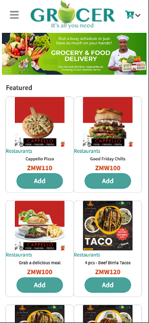 Grocer Zambia Screenshot 0