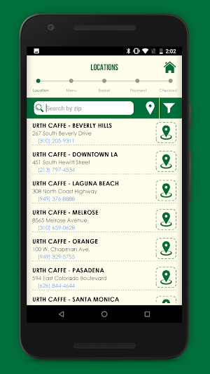 Urth Caffé Online Ordering Screenshot 3