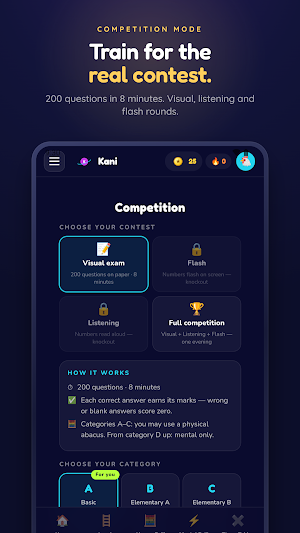 Kani Math: Abacus Mental Math Screenshot 3