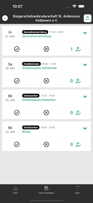 Schützenverein Ostbevern Screenshot 1