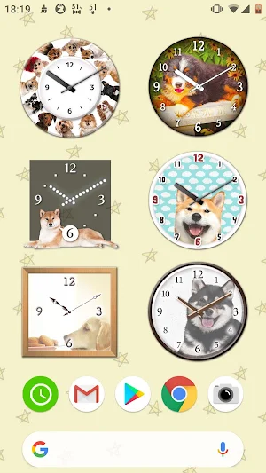 Dog Analog-Clocks Widget Screenshot 2