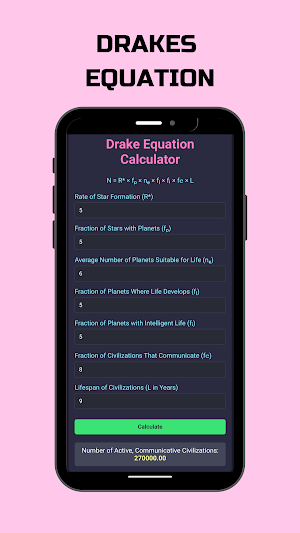 Drakes Equation Screenshot 0