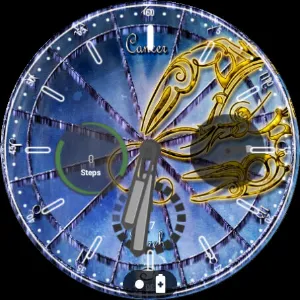 Cancer zodiac symbol WatchFace Screenshot 0