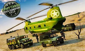 US Army Cargo Truck Transport Military Bus Driver Screenshot 1
