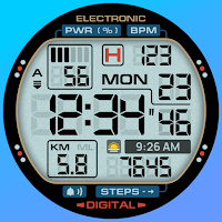 SH082 Watch Face, WearOS watch