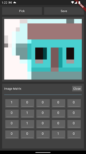 Image Editor With Matrix Screenshot 3