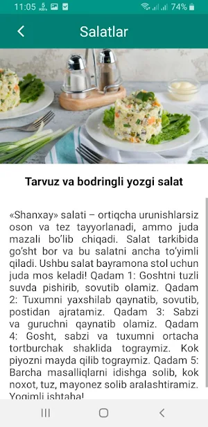 Mazzali salatlar Screenshot 3