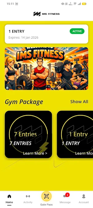 IMS Fitness Screenshot 2