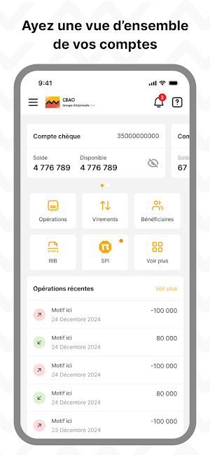 CBAO Mobile Burkina Faso Screenshot 1